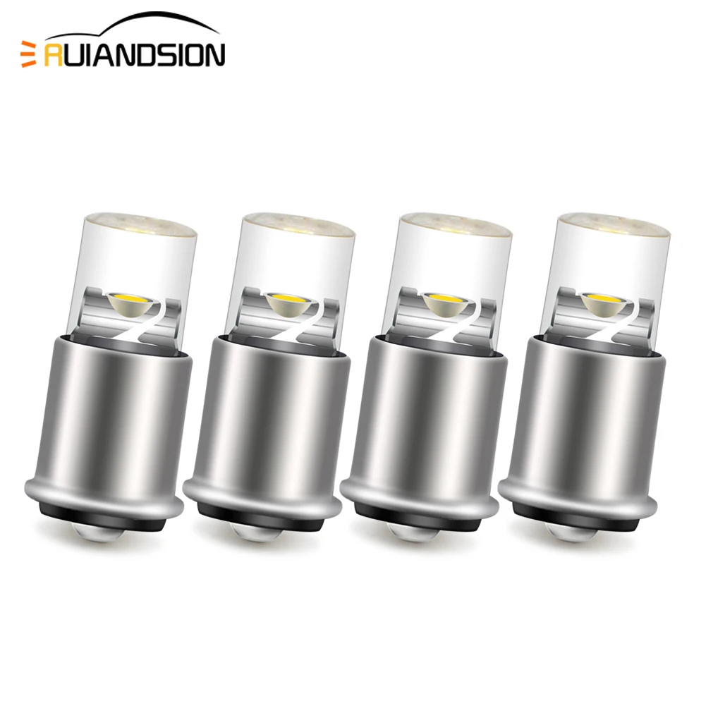 

Ruiandsion 4Pcs MF6 DC 28V LED Mini Indicator Light Car Instrument Dashboard Warning Bulb Ambient Lights White Fit Medical Lamp