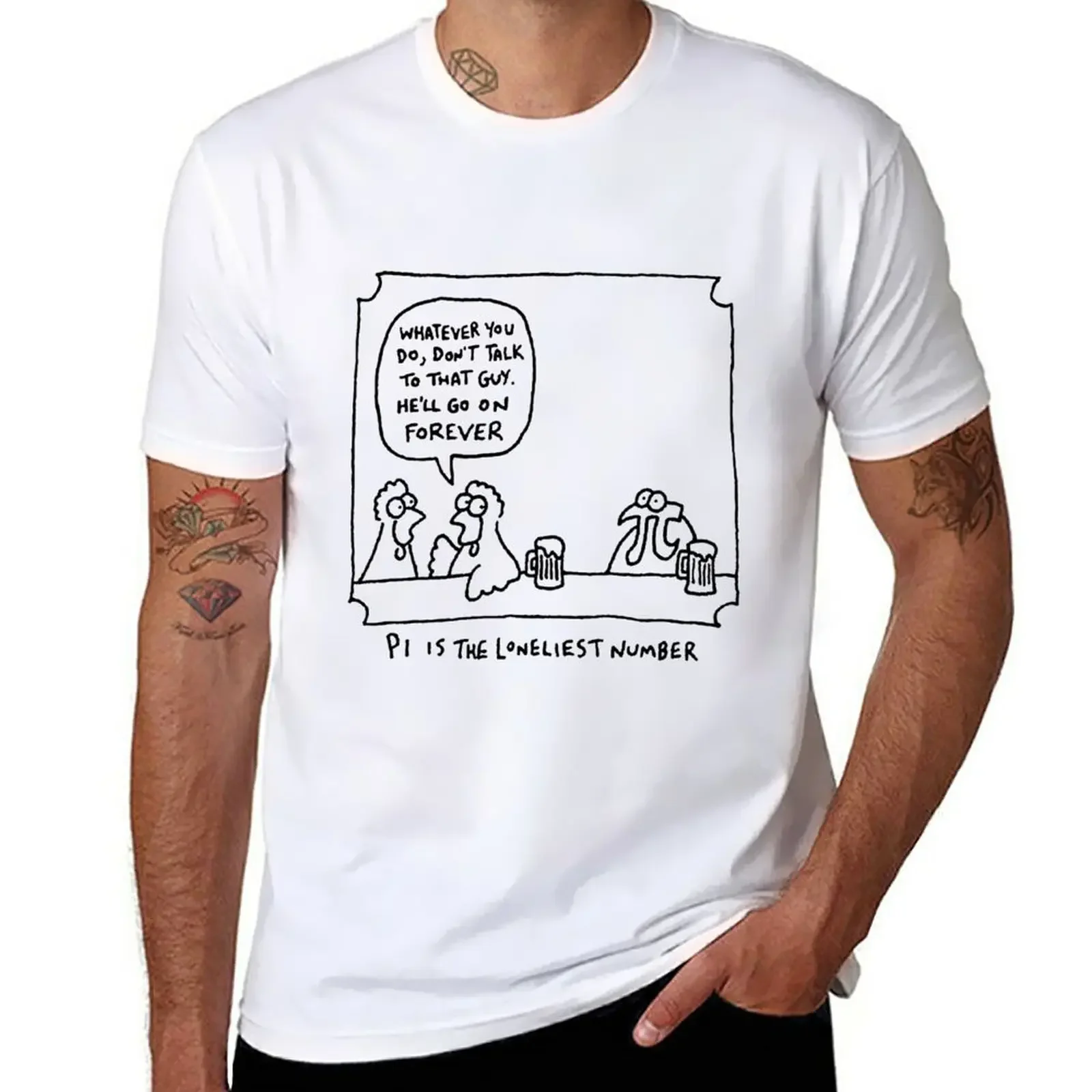 Pi is the loneliest number, Funny Xkcd Pi Day T-Shirt heavyweights cute tops oversizeds mens graphic t-shirts big and tall