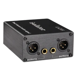 1 Piece LA2XS Audio Isolator Noise Reduction Filter Eliminates Current Noise Dual-Channel Audio Isolators