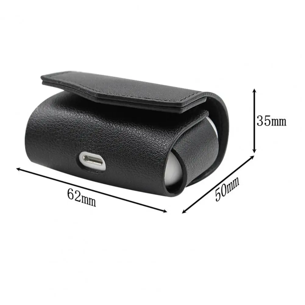 Earphone Case for Charging Hole Reserve Headphone Cover Faux Leather Wireless Headset Protective for