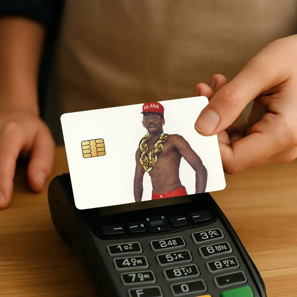 مغني الراب T-Tyler Cool the C-Creator-S ملصقات بطاقات الائتمان الجلد لخصم البنك حماية الزخرفية 4 قطعة المضادة للخدش مقاوم للماء