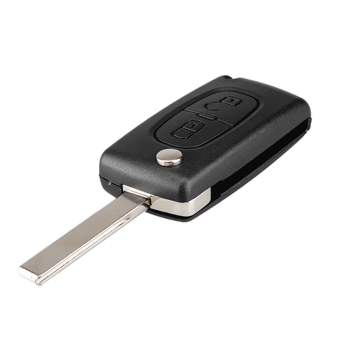 KEYYOU 2/3BT CE0536 CE0523 дистанционный ключ 433 МГц запрос для Peugeot 307 3008 308 408 433 МГц ID46 чип Автомобильный флип-ключ VA2/HU83 лезвие