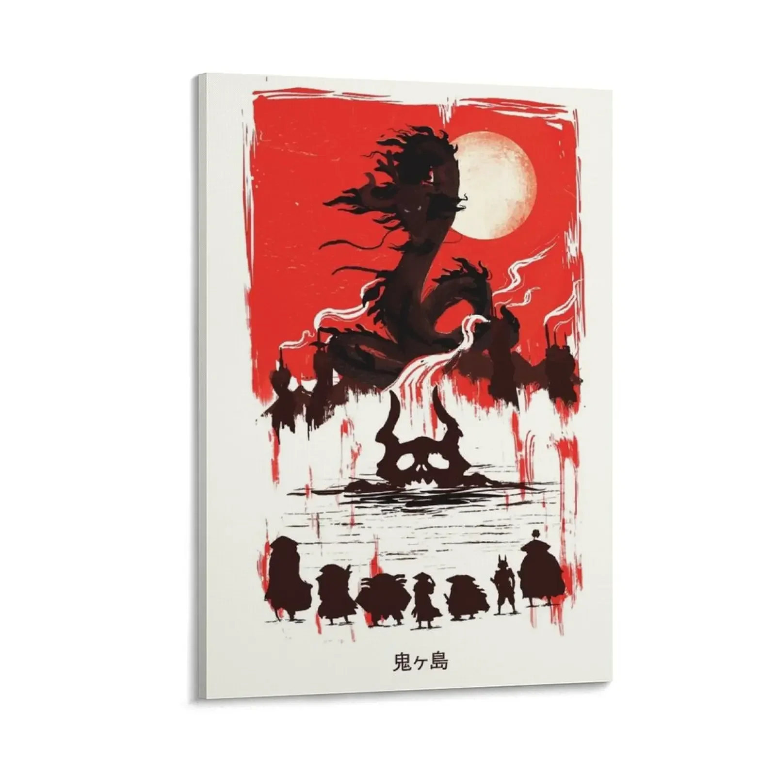 

7 Scabbards Against Kaido Canvas Painting home decor interior office decoration Decorative paintings bedroom decoration