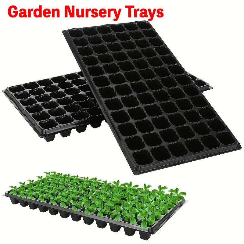 

10 шт. садовые подносы-теносы для проращивания и роста теплиц для газона во дворе, сельскохозяйственных посадки