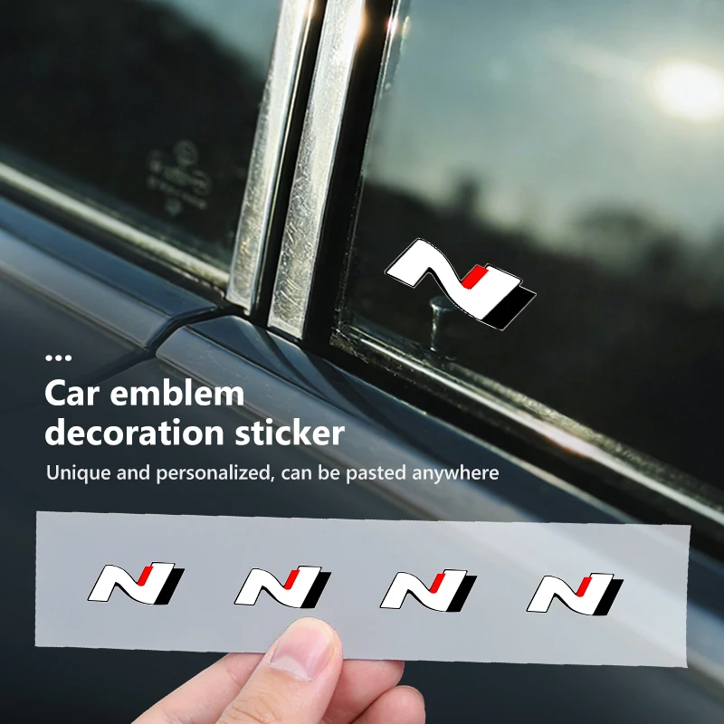 Pegatina decorativa para el interior y exterior del coche, para Hyundai N Line i10 I10 2008 2009 2010 2011 2012 2013 2019 Equus