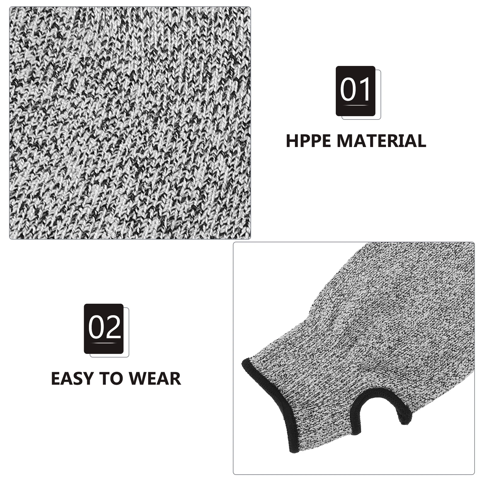 Anti-Cut Arm Guard with Ergonomic Design Cut Resistant Arm Cover for Safety Work Outdoor Activities Forearm Protection Sleeve