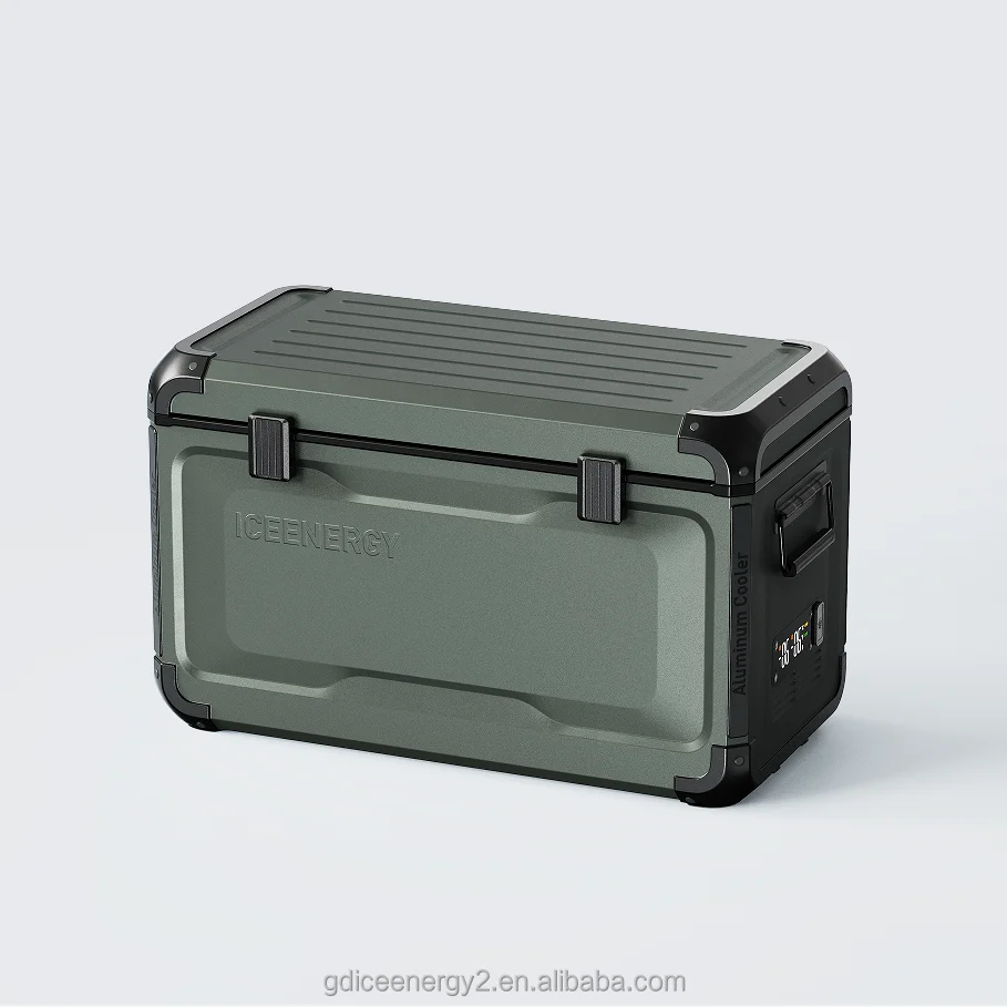 

36L Electric Cool Camping Rv Car Fridge Portable Freezer 240v 12 24 Volt Metal Car Refrigerator With Compressor BSCI Certified