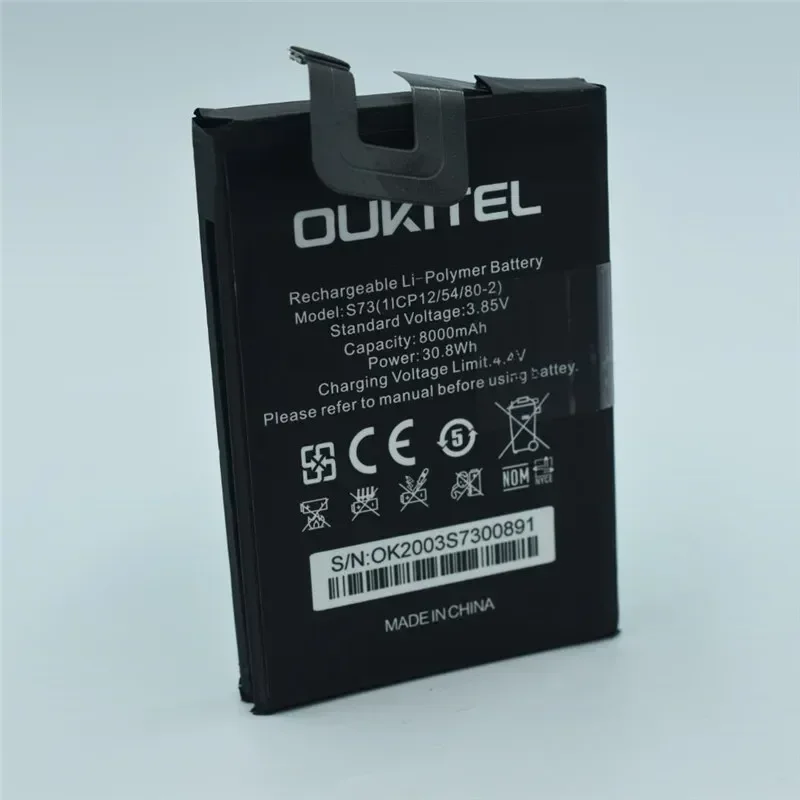 100% Original Battery for OUKITEL F150 B2021 battery 8000mAh Long Standby Time For OUKITEL KC-N8000A Battery