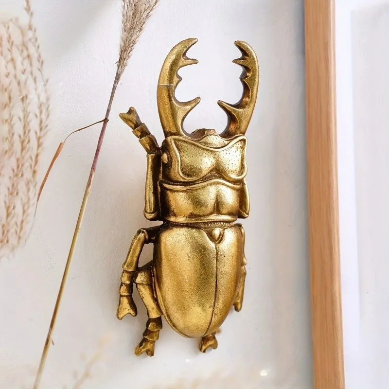 Creative Golden Ant Beetle Wall Decor Living Room Decoration Wall Background Display Insect Wall Decor Home Decoration
