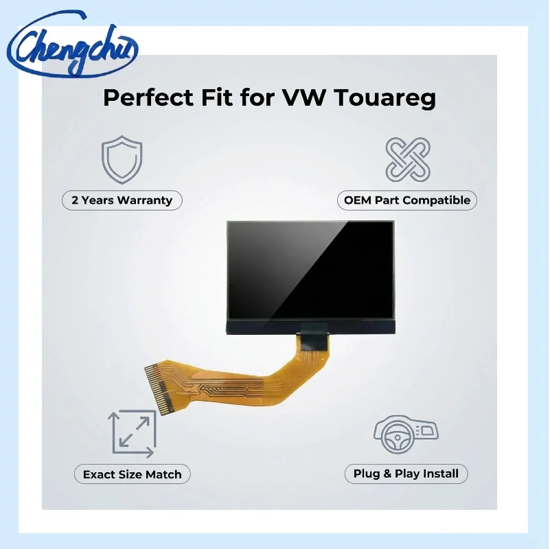 Wyświetlacz LCD Deska rozdzielcza Monochromatyczny dla VW Touareg V6 Porsche Cayenne Cayenne S Naprawa pikseli — zdjęcie 3