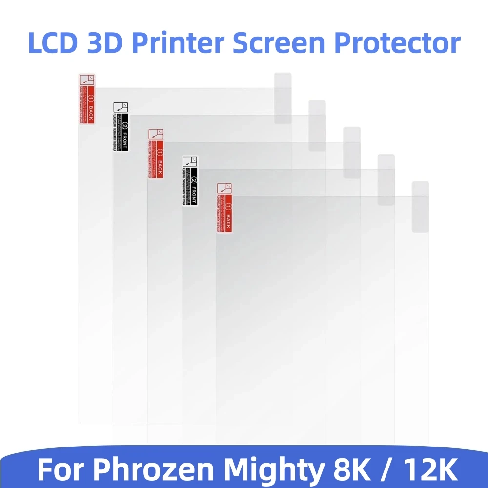 5 Stück Displayschutzfolie, kratzfeste Schutzfolien für Phrozen Mighty 8K 12K LCD Resin 3D-Drucker-Zubehör – Detail 1