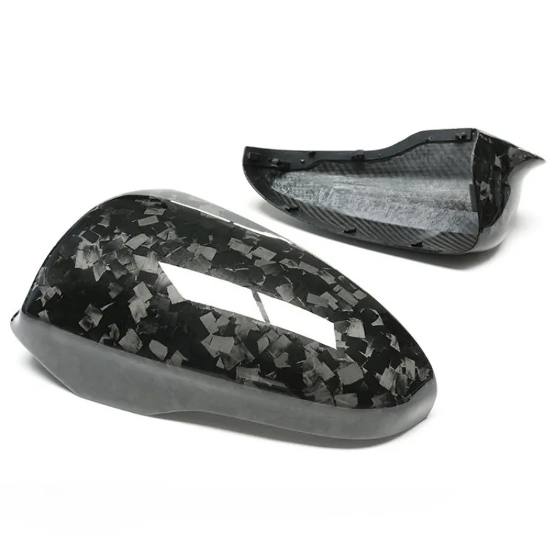 Dry carbon fiber rearview mirror case reversing mirror cover