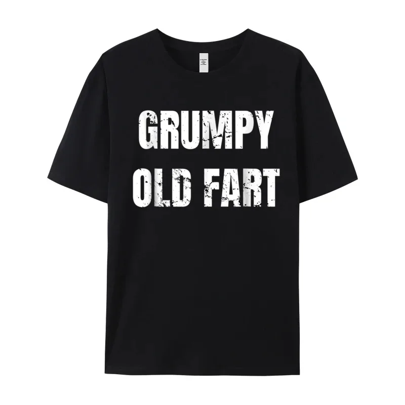 Newest Grumpy Old Fart Funny Retro Short Sleeve Tshirts Lovers Day Crew Neck Cotton Tops & Tees Gift Idea Tee Shirts Slogan