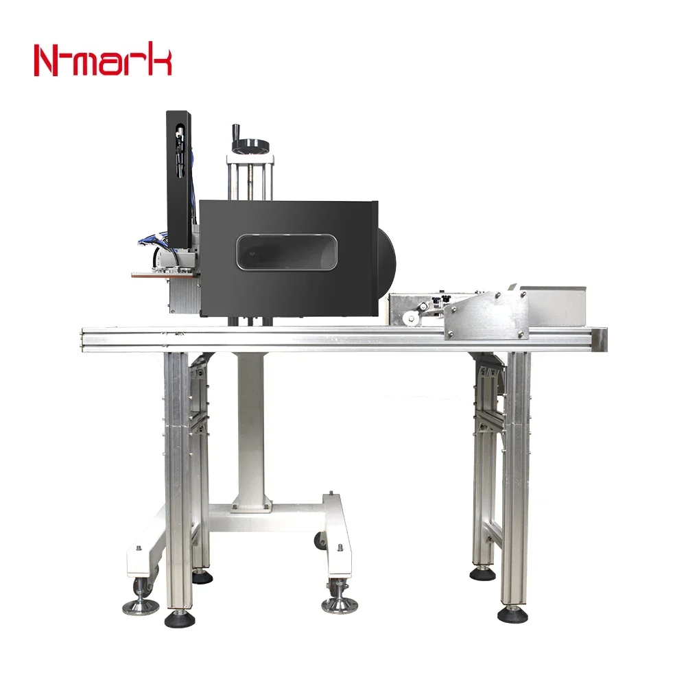 N-mark New Design High Speed Adjustable Customized Automatic Printing  Labeling Machine for Factory Express Packing