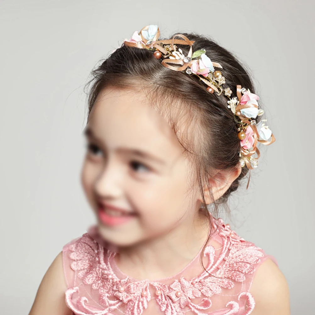 

Flower Headband Wedding Headpiece Bridal Bridesmaid Hair Decorations Elegant Bowknot Lightweight Comfortable Occasions