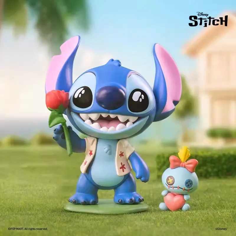 POP MART Disney Stitch The Playdate Series Blind Box Figures Collectible Toys Desktop Decoration Valentine\'s Day Gifts