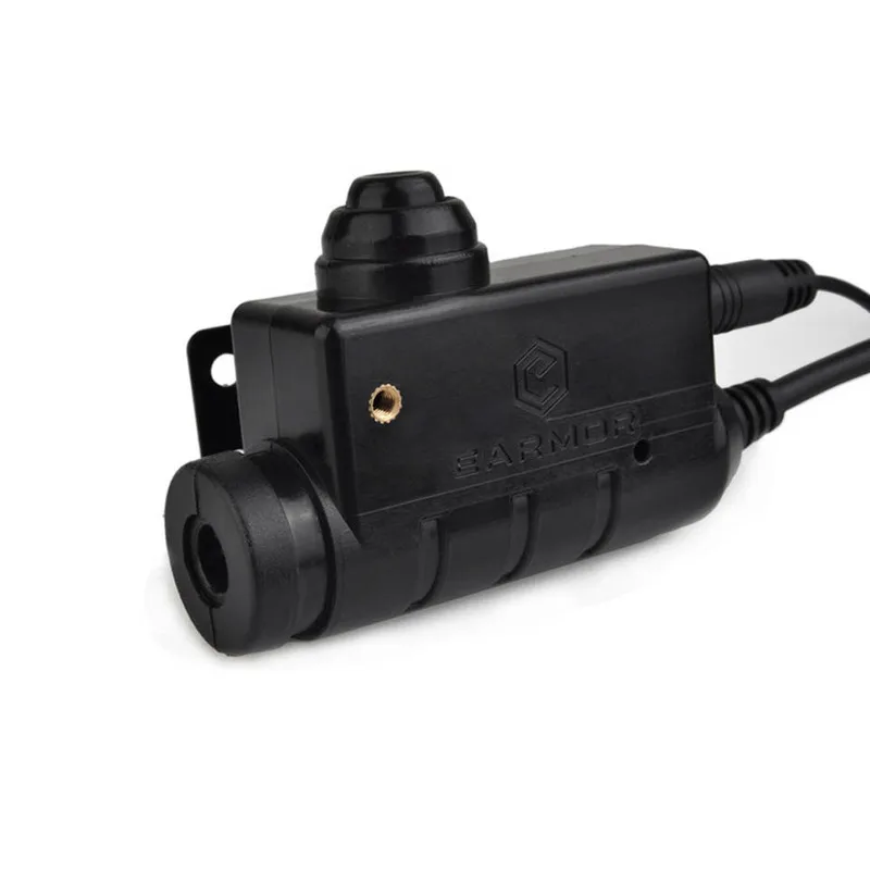 EARMOR Tactical Headphone Accessories Adapter PTT Airsoft  PTT Kenwood for Airsoft MSA Sordin/PELT Free Shipping