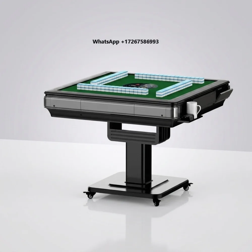 MuZheng OEM Direct Sale Professional Sleek 110V Voltage Compatible Trending Automatic Mahjong Table for Luxury Apartment