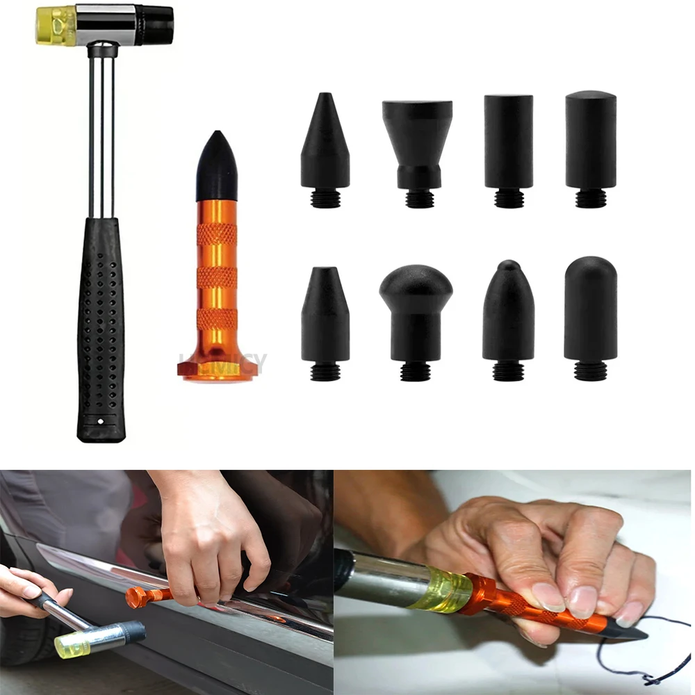 

Инструменты для ремонта вмятин автомобиля, молоток для ремонта вмятин, инструменты для ремонта вмятин, инструмент для удаления выпуклостей града, ручка, автомобильные аксессуары