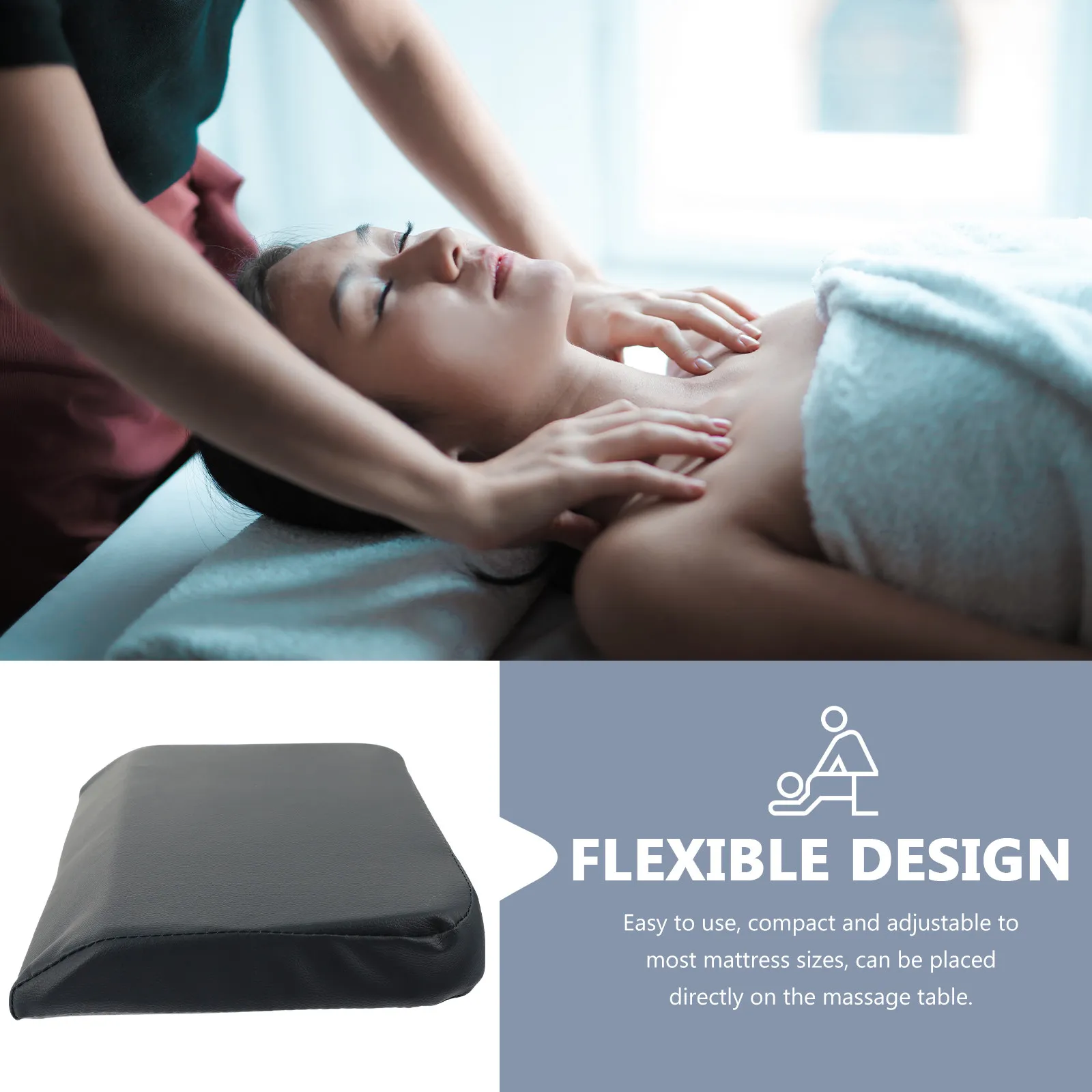 1Set Massage Headrest for Bed Ergonomic Skin Friendly Comfortable Pillow for Massage Table Face Support Headrest Platform