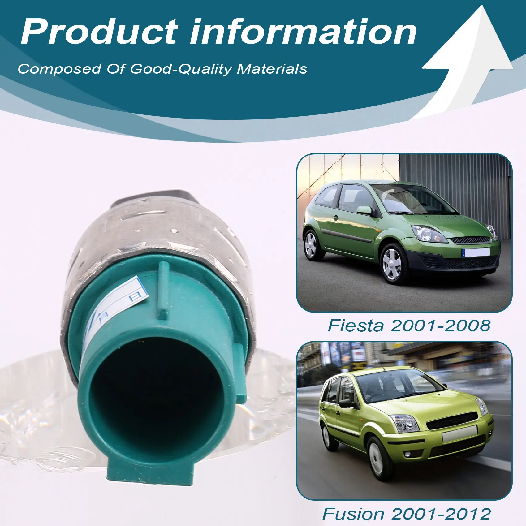 

A96E-Car Air Conditioning Pressure Switch Sensor 1016565 For Ford Fiesta 2001-2008 Fusion 2001-2012 Transit 2006-2012
