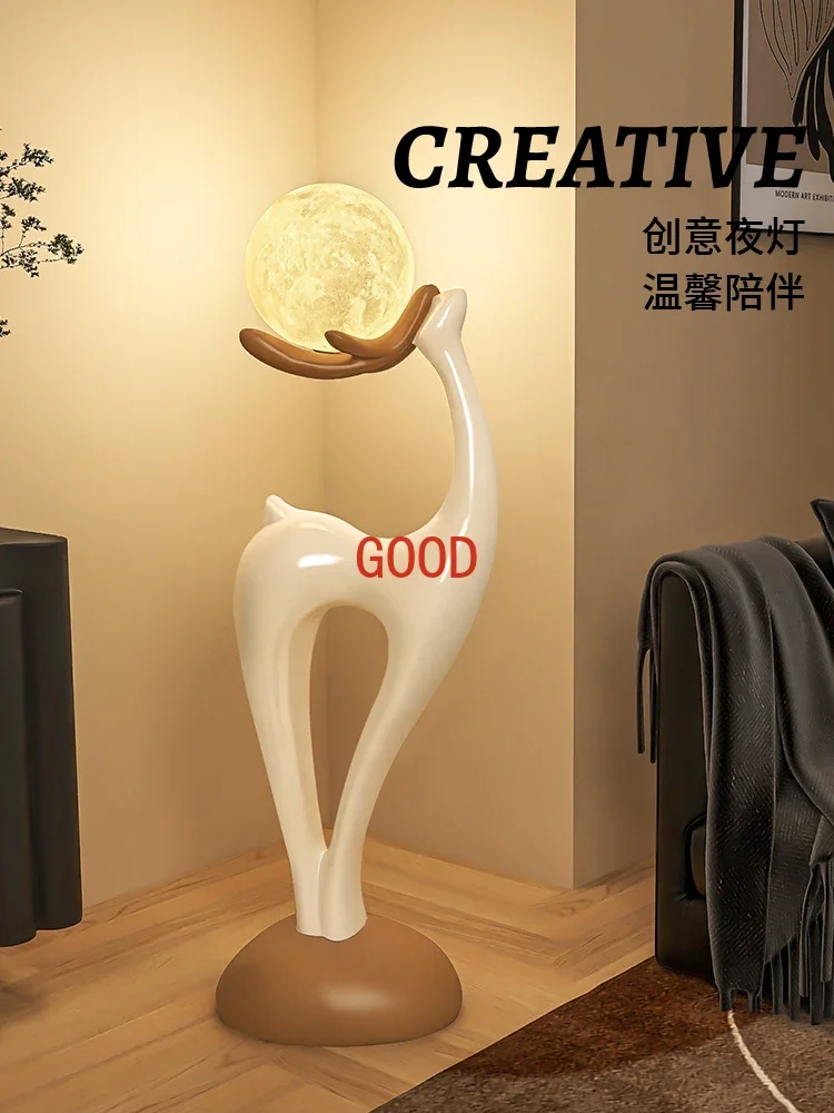 Deer floor eye protection lamp vertical desk lamp learning