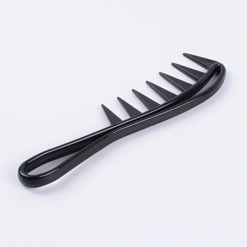 Hair Salon Large Tooth Wide Comb Smoothing Comb Household Oil Head Men's Back Hollow Comb Styling Tools Barber Accessories