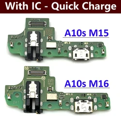 USB Charging Port Board Flex Cable Connector Parts For Samsung A10S A107 A107F M15 M16 Microphone Module