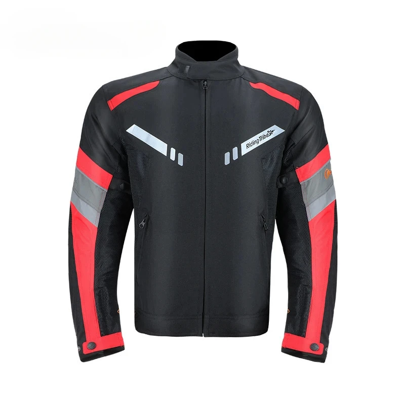 Waterproof Warm Motorcycle Armor Jacket Reflective Strips Thermal Liner CE Protector Winter Riding Gear Clothes for Men Women