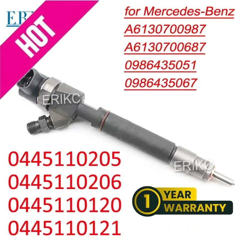 A 6130700987   Inyector Nozzle 0445110205 0445110206   Форсунка дизельного топлива 0445110120 0445110121   для Bosch Mercedes-Benz A 6130700687