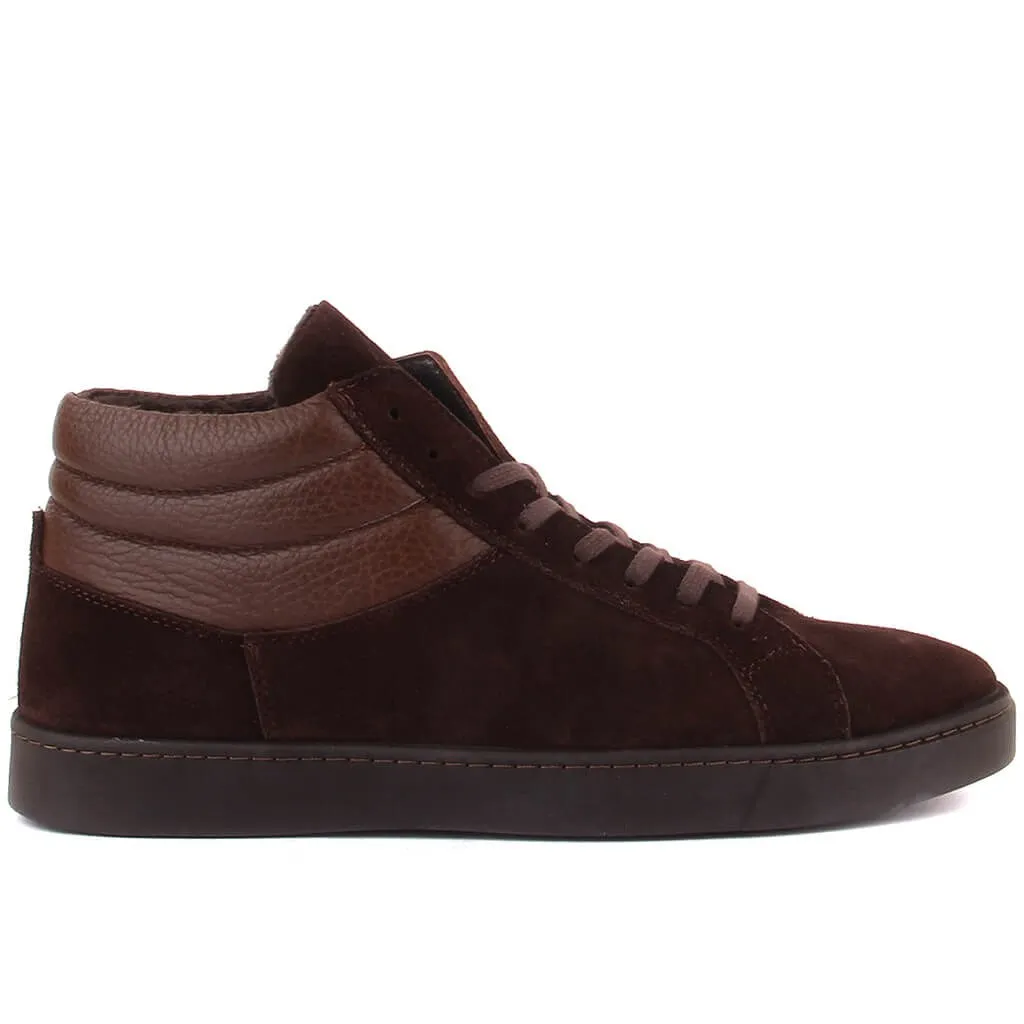 Sail Lakers-Brown Suede Leather Men Boots