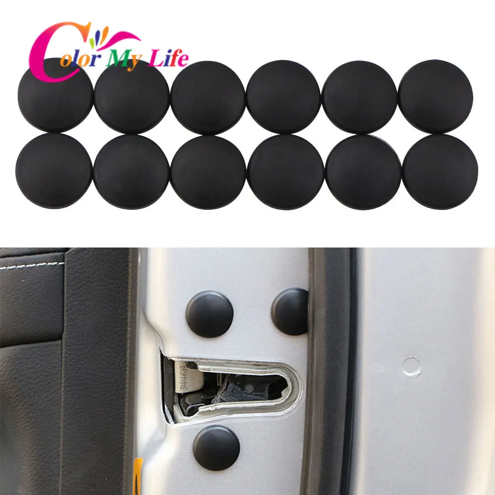 

12Pcs/Set ABS Car Door Screw Protection Cover Trim Sticker Fit for Toyota C-HR CHR 2016 - 2023 Accessories