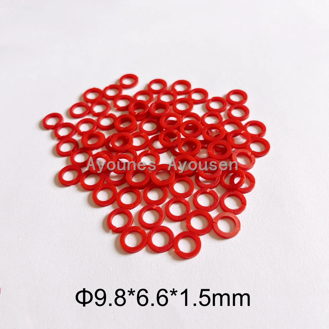 free ship 200Pcs Fuel Injector #04E906036AD Plastic Gasket Washer 9.8*6.6*1.5mm for VW Audi Skoda SEAT 1.5 TSI TFSI (AY-P3135)