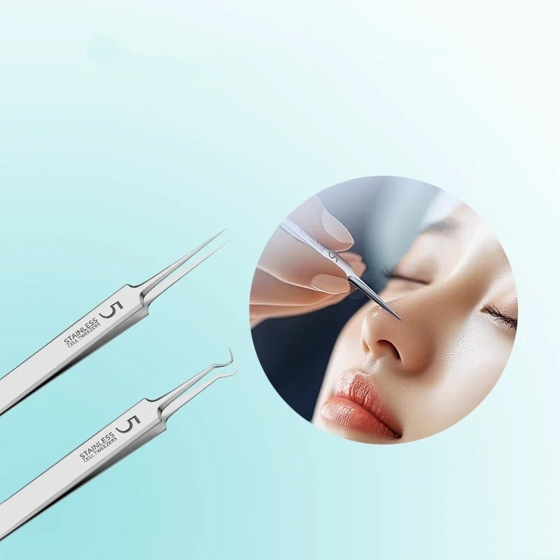 المضادة للتجاعيد رفع اليشم الأسطوانة وحب الشباب مجموعة إبرة العناية بالبشرة مدلك الوجه الضغط الرؤوس السوداء أدوات مساعدة #2