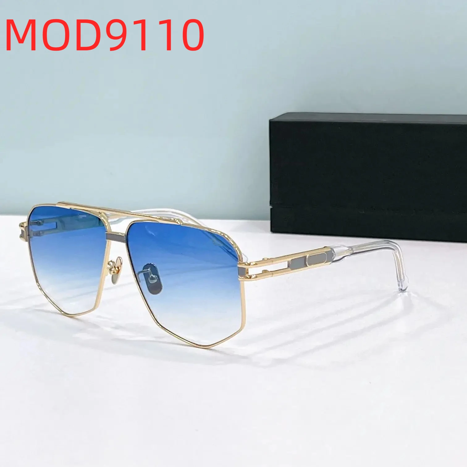 

Новое поступление ORIGINALCAZAL MOD9110 Trend винтажные мужские очки для отдыха с градиентными синими линзами для вождения антибликовые женские солнцезащитные очки