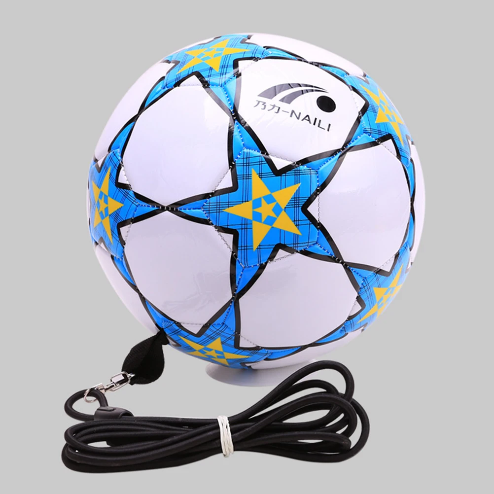 

Pvc Football Equipment Durable Wear Resistant Student Training Soccer Ball With String Easy Carry Sports Balls For Child