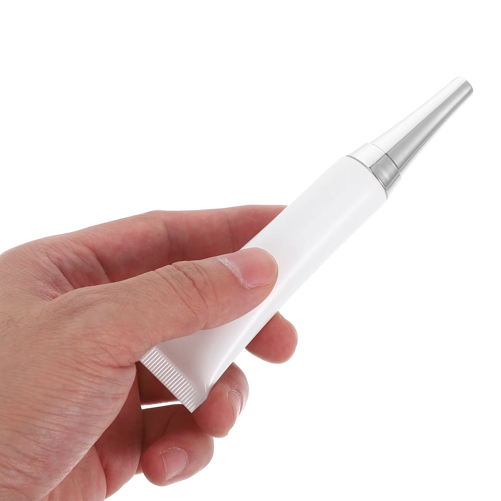 

6Pcs Refillable Soft Squeeze Tubes White Plastic Travel Containers for Eye Cream Lip Balm Facial Lotion Cleanser Makeup