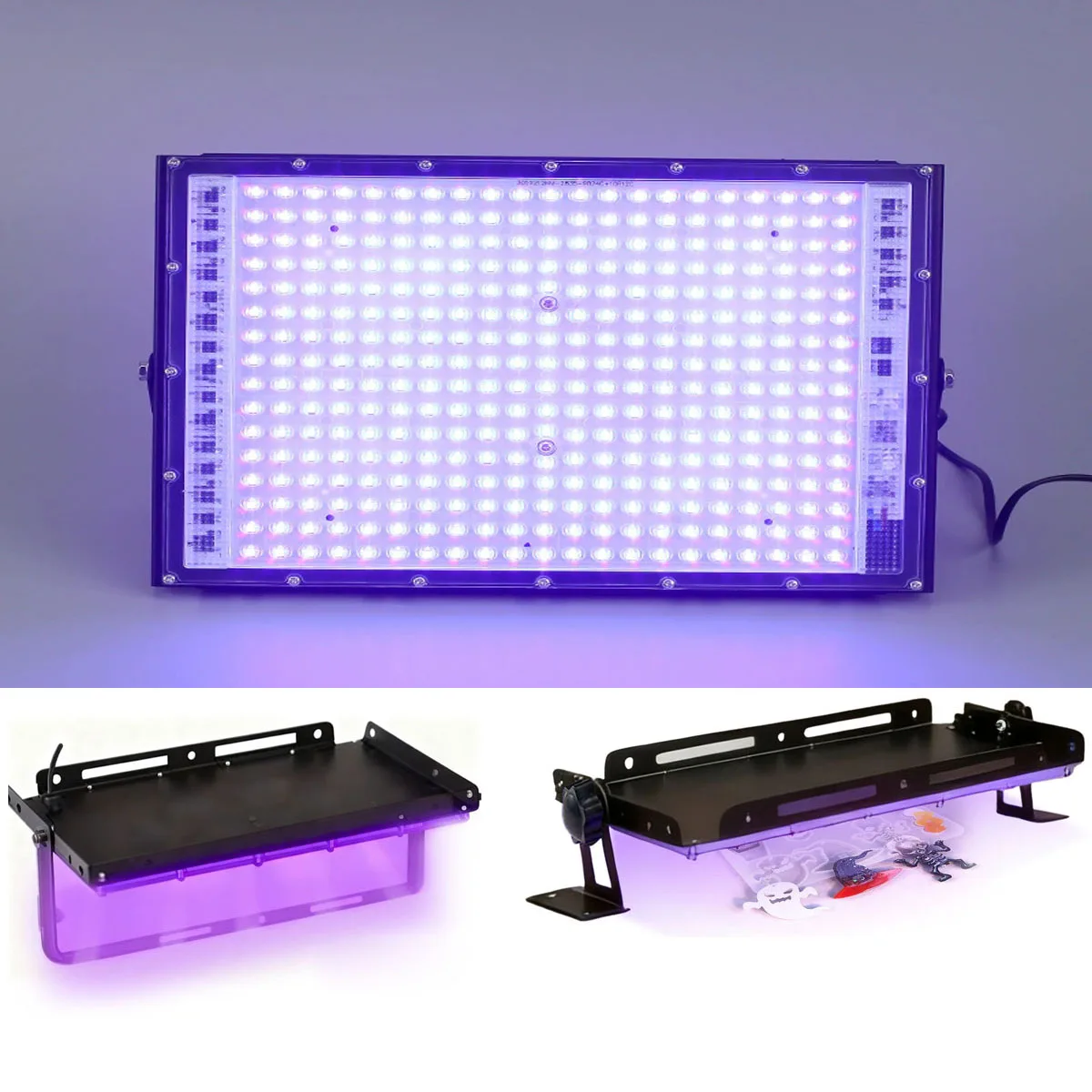 

УФ-лампа для отверждения с фиолетовым светом USB, 395 нм, 405 нм, для флуоресцентной детекции, без теневых зон, для отверждения клея, зеленого масла и смол