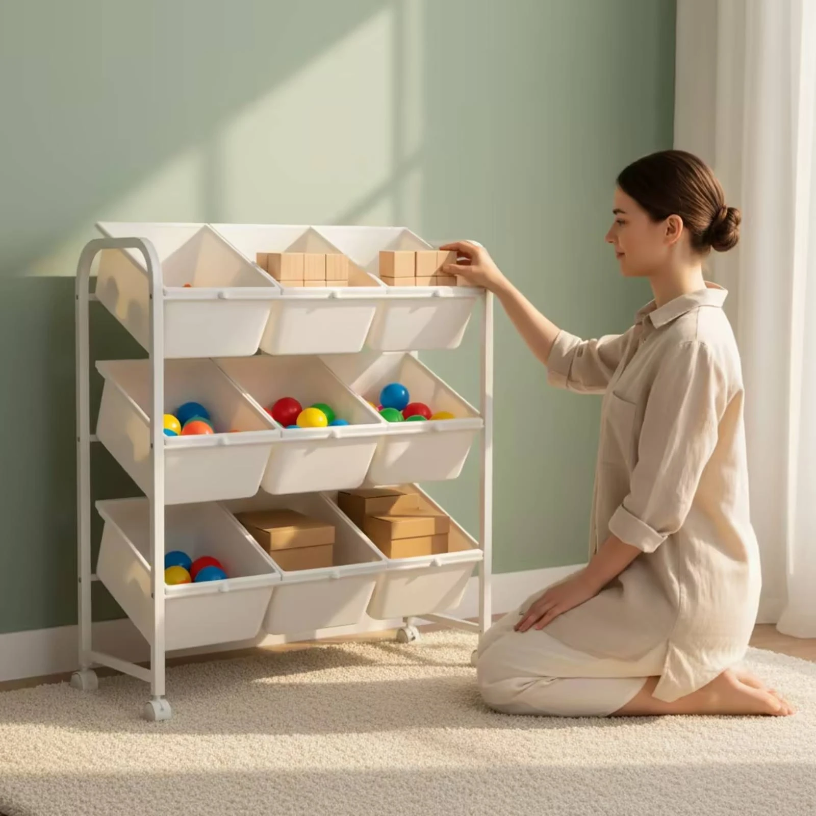 estante-organizadora-de-brinquedos-com-cestos-organizador-de-brinquedos-com-rodas-e-frente-aberta-prateleira-compacta-para-criancas-com-cestos-movel-resistente