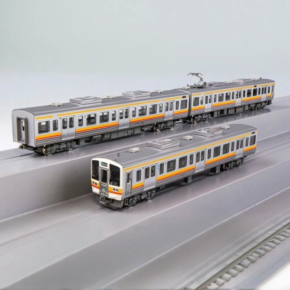 Tren de Juguete KATO Tipo N Escala 1/160 Serie 5000 (Anteriormente Serie 211) Tren de Pasajeros 10-972 de 3 Vagones con Motor, Regalo para Niños