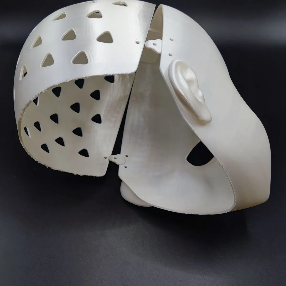 تخصيص شخصية الصبي/Bily Kigurumi نصف الرأس مع قفل أنيمي تأثيري Kigurumi قناع COS القبعات #5