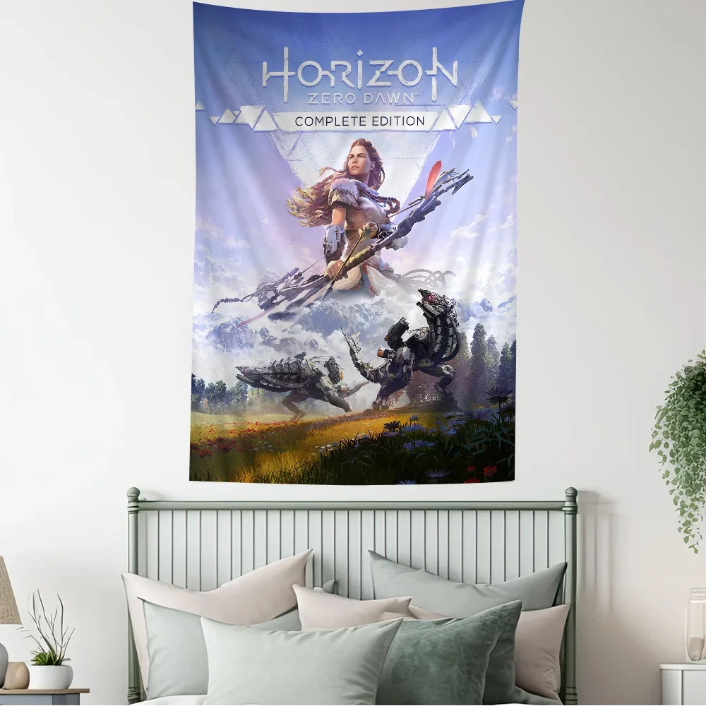 Horizon Zero Dawn Game Chart Tapestry Home Decoration hippie bohemian decoration divination Wall Hanging Home Decor