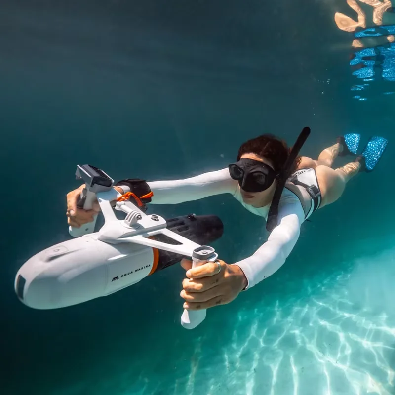 

Power Fins Electric Motor Blue Drive-X Super Inflatable Stand-Up Paddleboard Propeller Kayak Snorkeling Diving 504W 22.2v DC