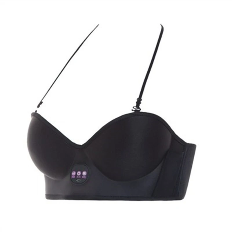 

Electric breast beautifying device with multi-frequency vibration and wireless breast massage instrument