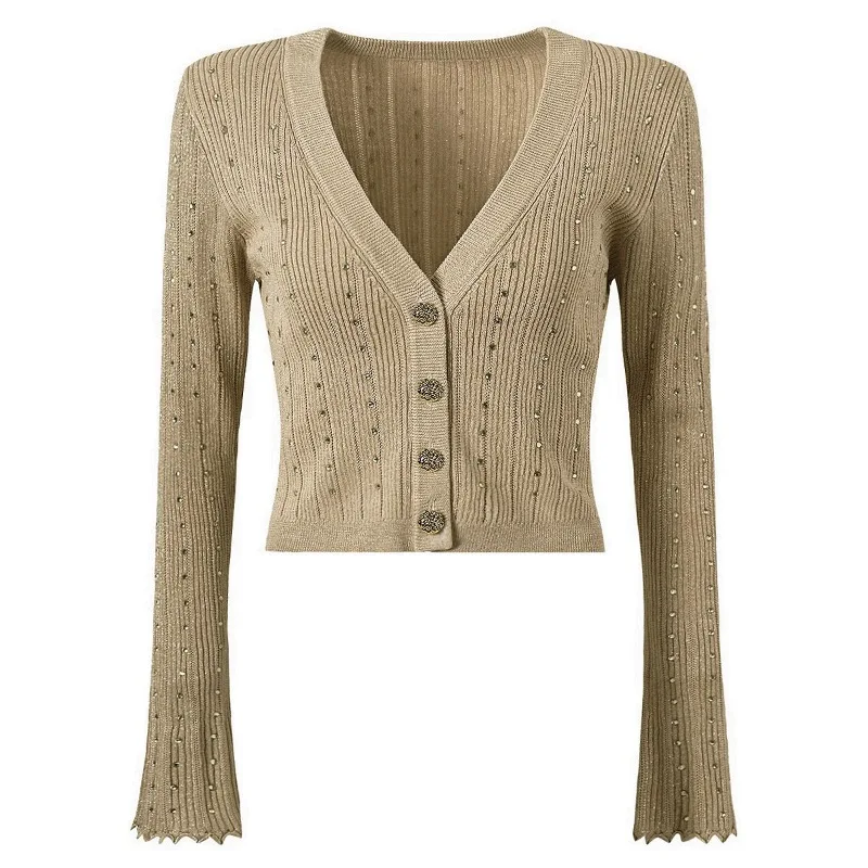 جودة مخصصة في المخزون محبوك الإجتماعي الإنترنت الشهيرة حجر الراين الصوف المنسوجة أعلى + مجموعة الحمالات بلا أكمام