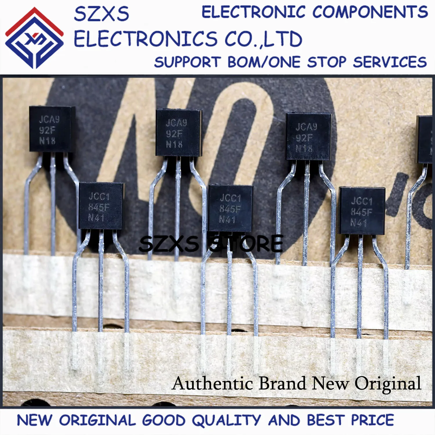 New Original 20Pairs KSA992FTA A992F JCA992F + KSC1845FTA C1845F JCC1845F TO-92 Audio Amplifier Transistor In Stock Good Quality