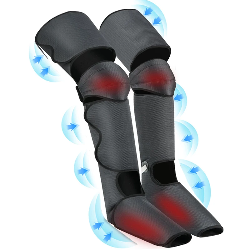 

Leg Massage Apparatus Heat Foot Muscle Massager Air Pressure Legs Pressotherapy Calf Knee Wrap Massagers Equipment Beauty