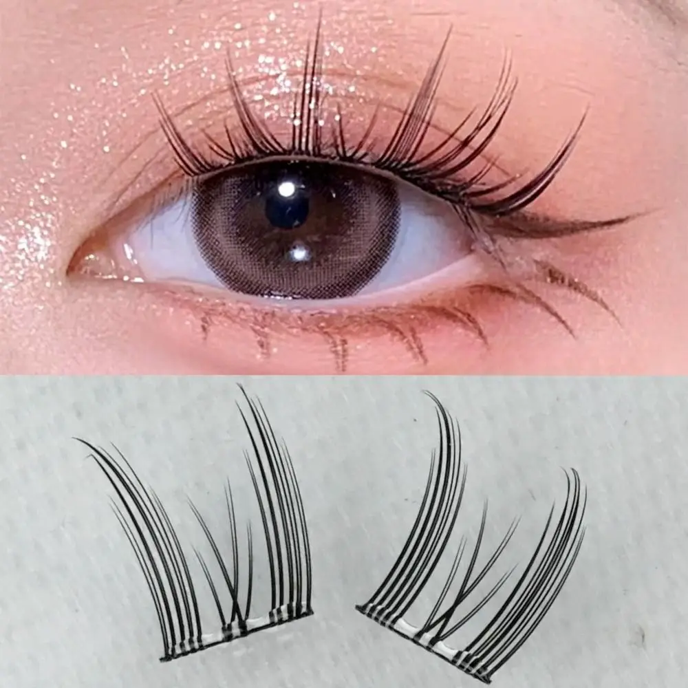 Narzędzie kosmetyczne Zakręcone Samoprzylepne Sztuczne Rzęsy Miękkie Komiksowe Kępki Rzęs Słodkie DIY Indywidualne Sztuczne Rzęsy Impreza