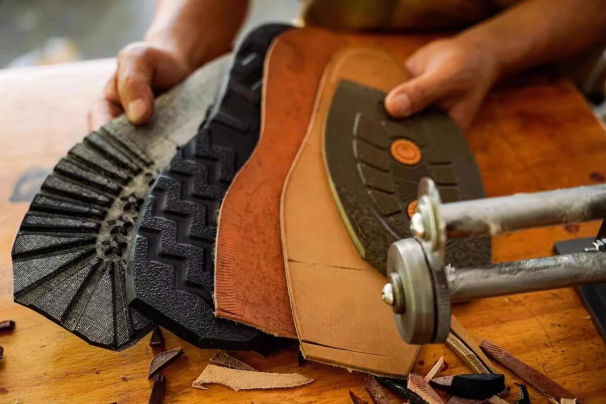 EE1 Handmade Shoe Cutting Leather Making Leather Sole Cutting Midsole Handmade Shoemaker Leather Sole Making Tool