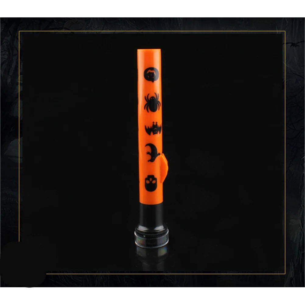 Pumpkin Lamp Flashlight Ghost Pattern Haunted House Halloween Projector